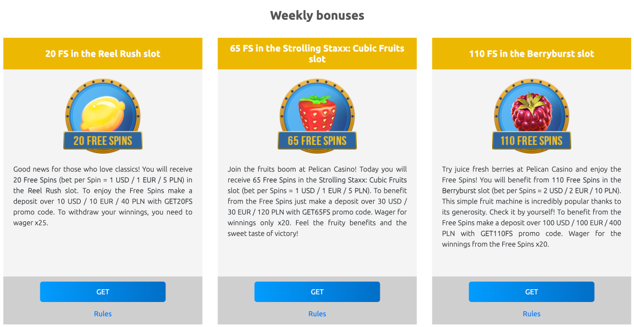 Promocje tygodniowe i sezonowe